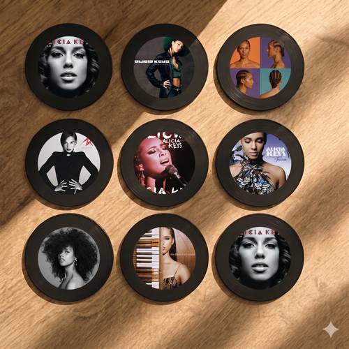 9 Vinyl Discs (Alicia Keys)